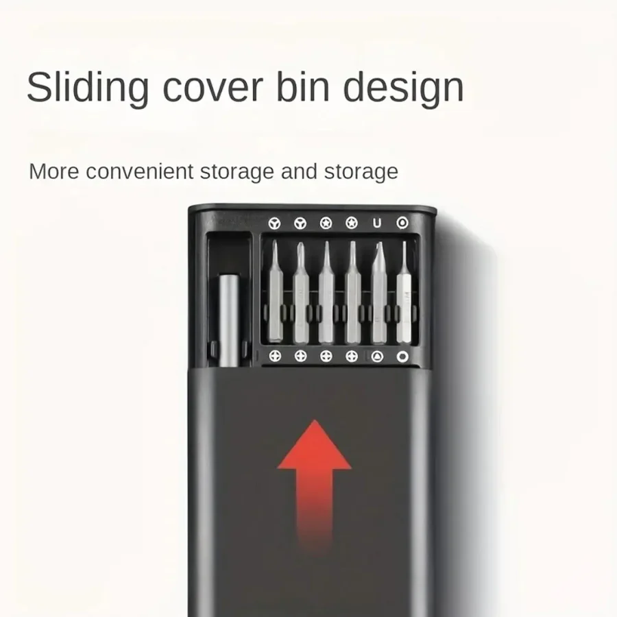 Screwdriver Set with Magnetic Tips and Precision Tools