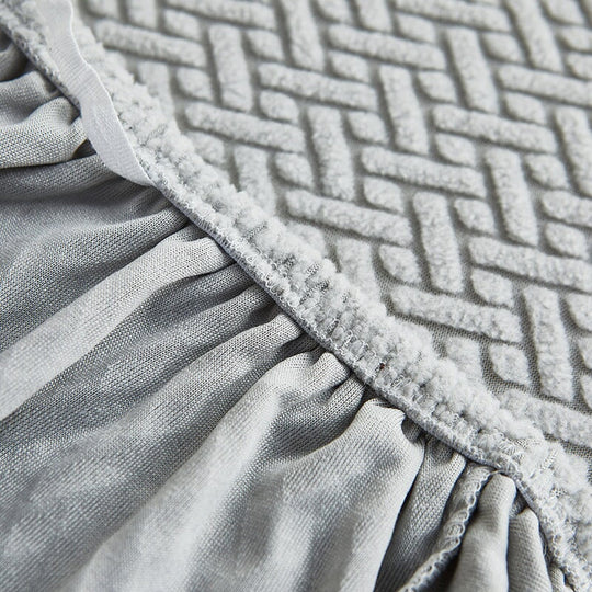 Sectional Sofa Cover with Stretchable Fabric and Easy Installation