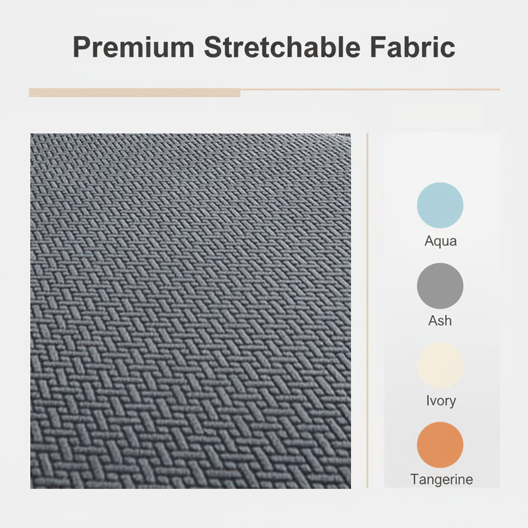 Sectional Sofa Cover with Stretchable Fabric and Easy Installation