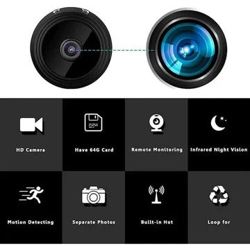 Security Camera with HD Video and Wireless Audio