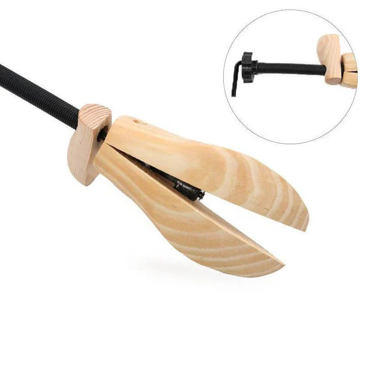 Shoe Trees with Adjustable Fit and Shape Support
