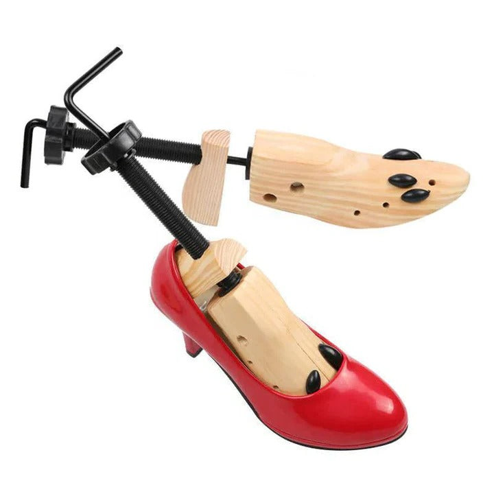 Shoe Trees with Adjustable Fit and Shape Support