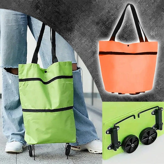 Shopping Cart with Foldable Design and Easy Storage