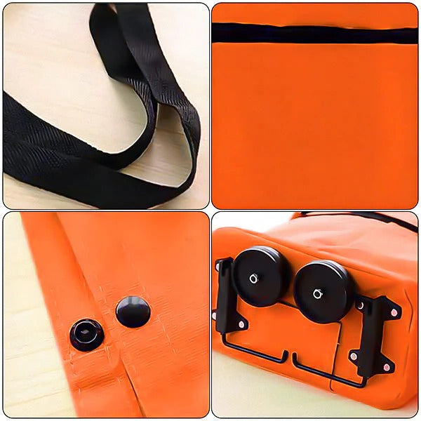 Shopping Cart with Foldable Design and Easy Storage