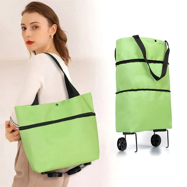 Shopping Cart with Foldable Design and Easy Storage