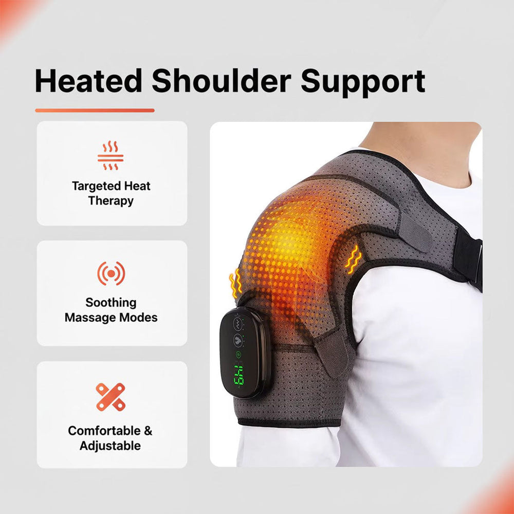Shoulder Massager with Heat Therapy and Vibration