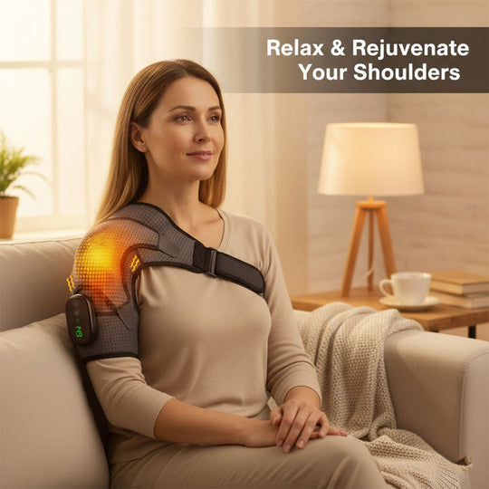 Shoulder Massager with Heat Therapy and Vibration