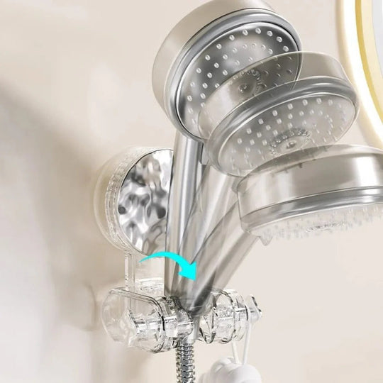 Shower Head Holder with Suction Cup and Adjustable Angle