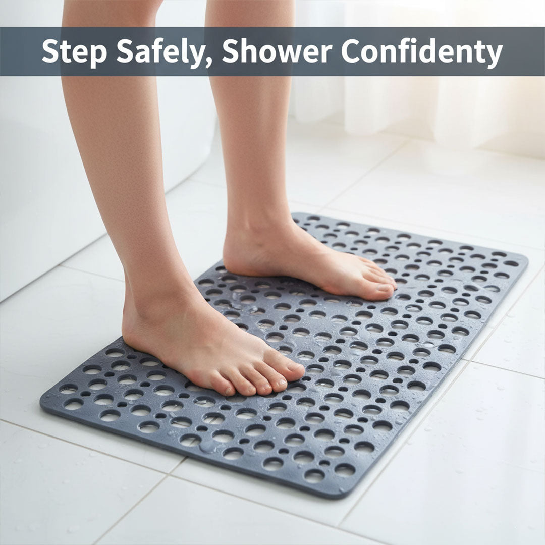 Shower Mat with Non-Slip Surface and Easy Cleaning