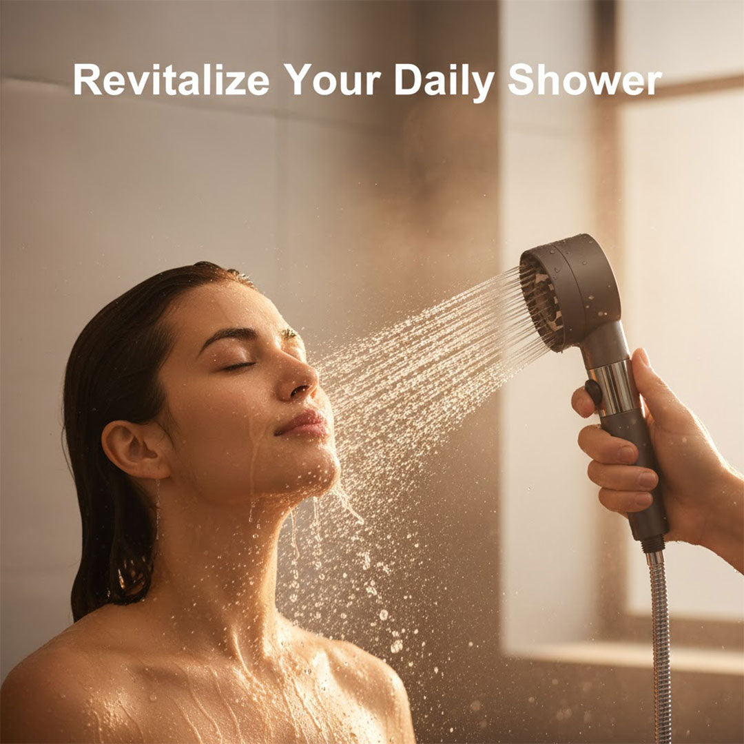 Showerhead with High Pressure and Water Filtration