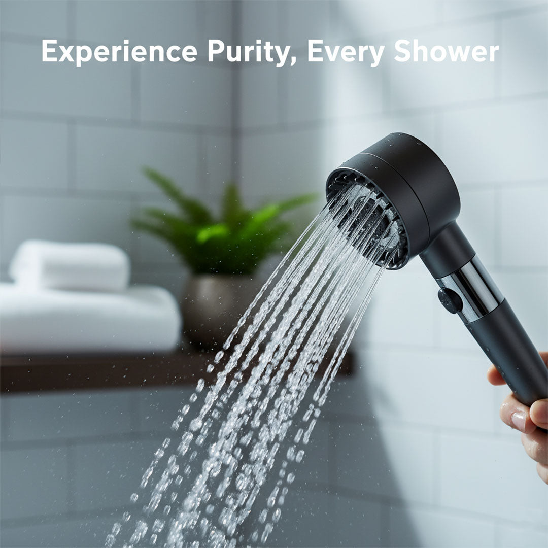 Showerhead with High Pressure and Water Filtration