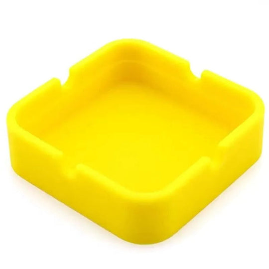 Silicone Ashtray with Portable Case and Square Design