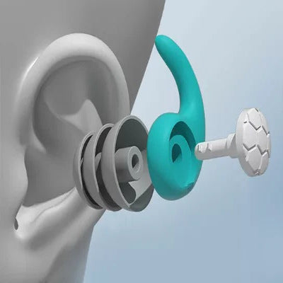 Silicone Earplugs with Reusable Design and Storage Case