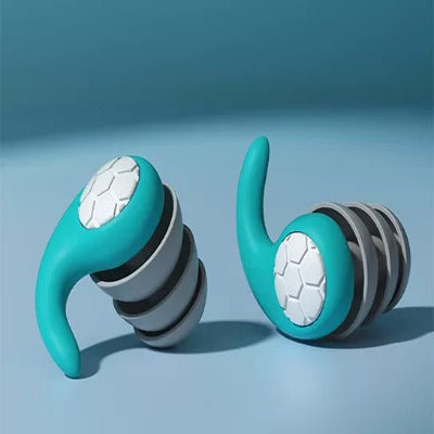 Silicone Earplugs with Reusable Design and Storage Case