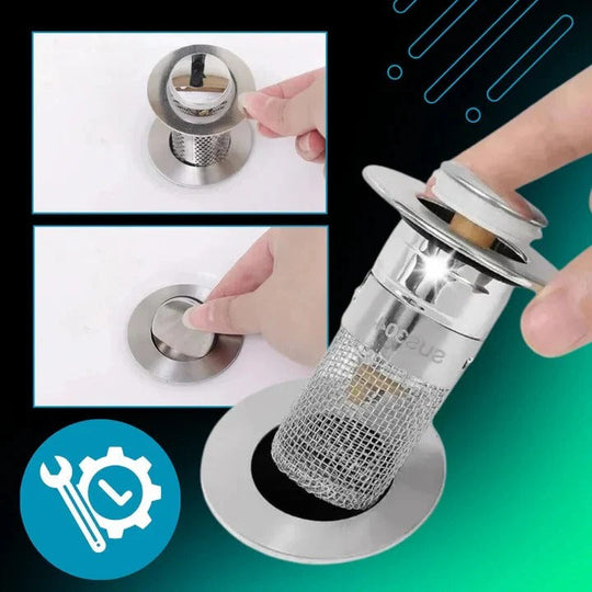 Sink Stopper with Odor Isolation and Pop-Up Design