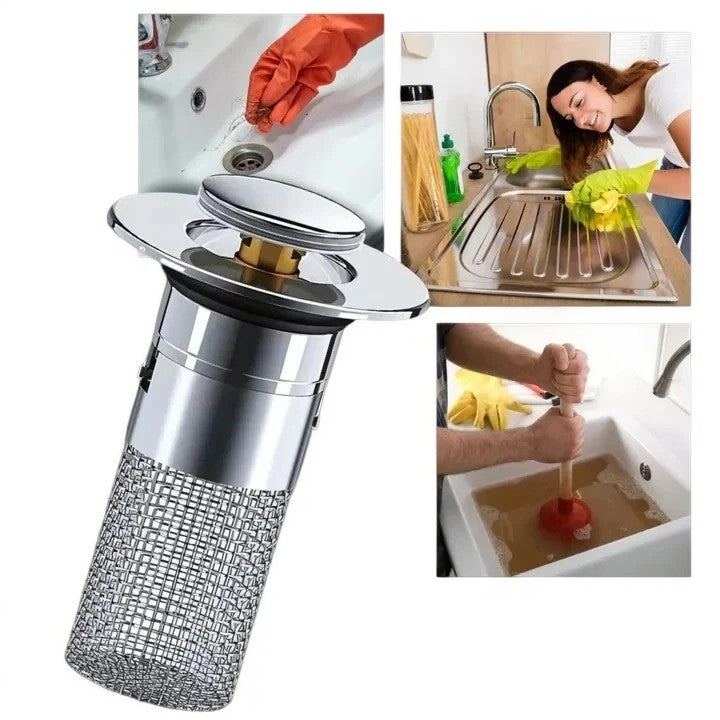 Sink Stopper with Odor Isolation and Pop-Up Design
