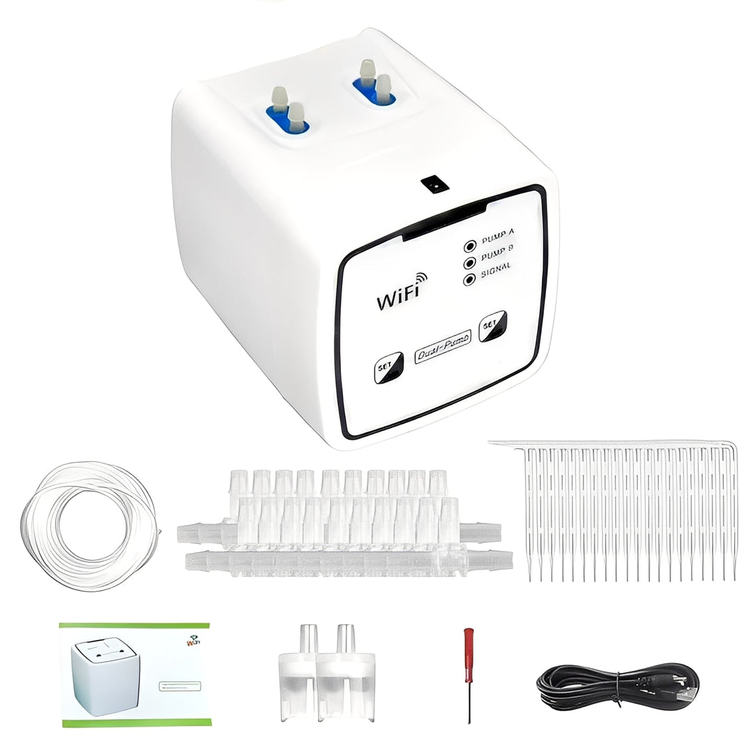Smart Plant Waterer with WiFi Control and Drip System