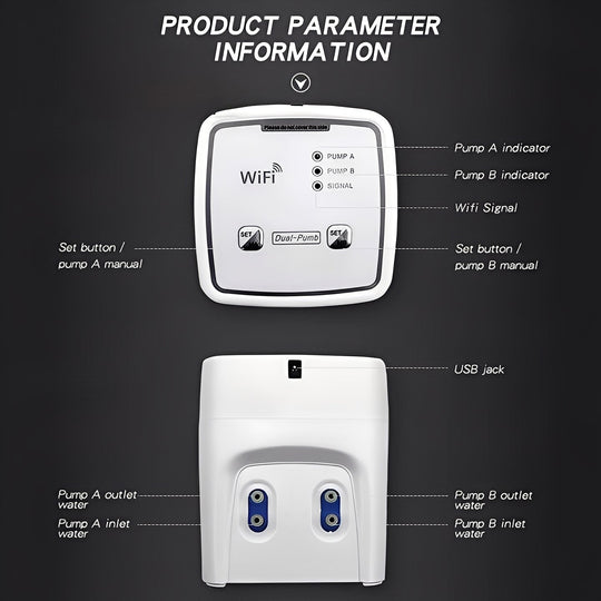 Smart Plant Waterer with WiFi Control and Drip System
