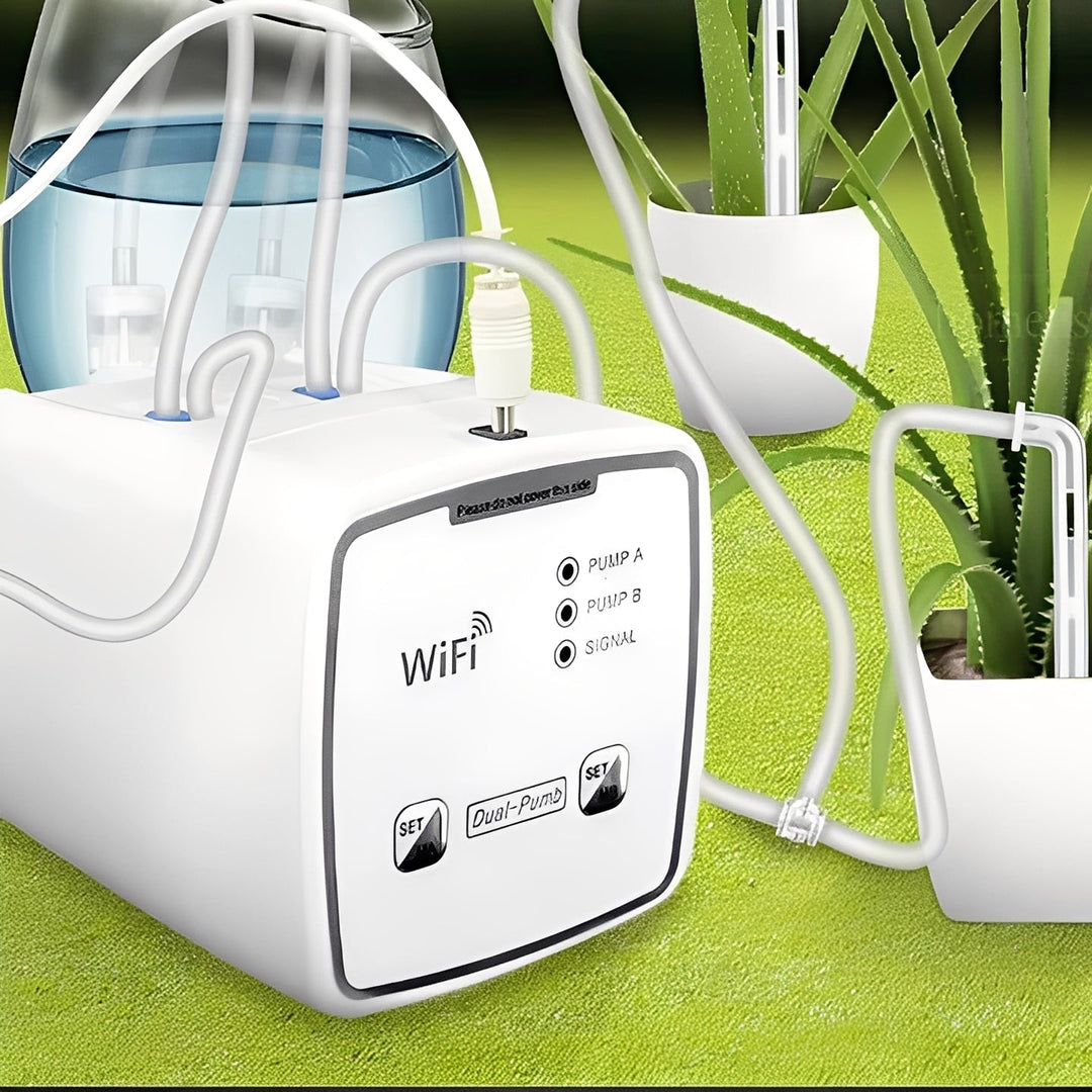 Smart Plant Waterer with WiFi Control and Drip System