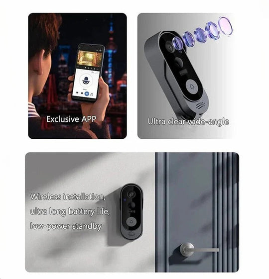 Smart Video Doorbell with Wireless Connectivity and Local Storage