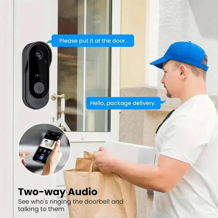Smart Video Doorbell with Wireless Connectivity and Local Storage