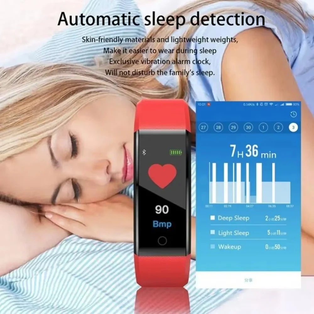 Smart Watch with Fitness Tracking and Heart Rate Monitor