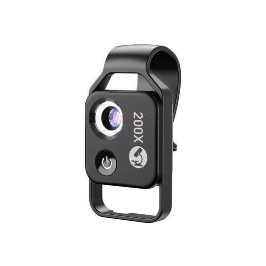 Smartphone Microscope with 200X Magnification and Universal Clip