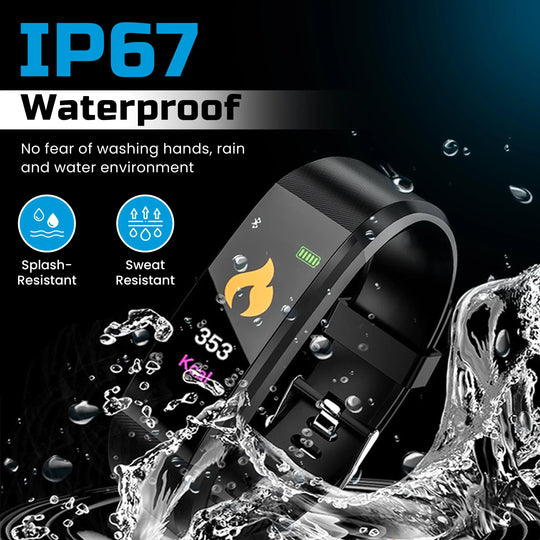 Smartwatch with Activity Tracking and LED Display