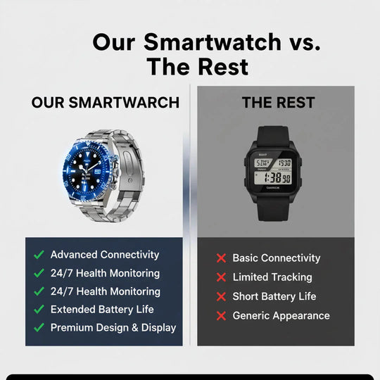 Smartwatch with Bluetooth and Activity Tracking