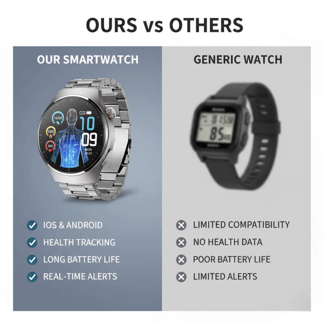 Smartwatch with Fitness Tracking and Notification Alerts