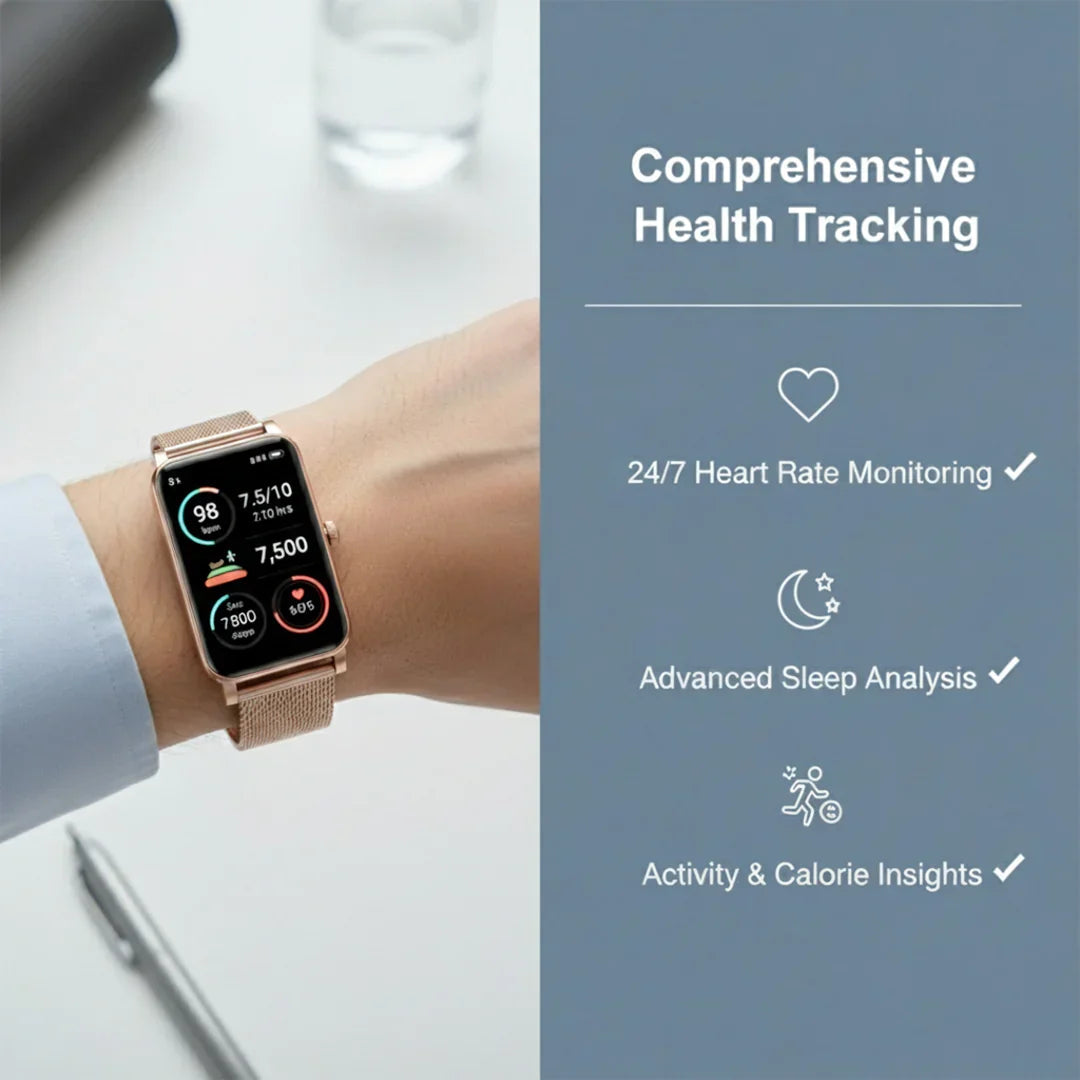 Smartwatch with Fitness Tracking and Notification Alerts