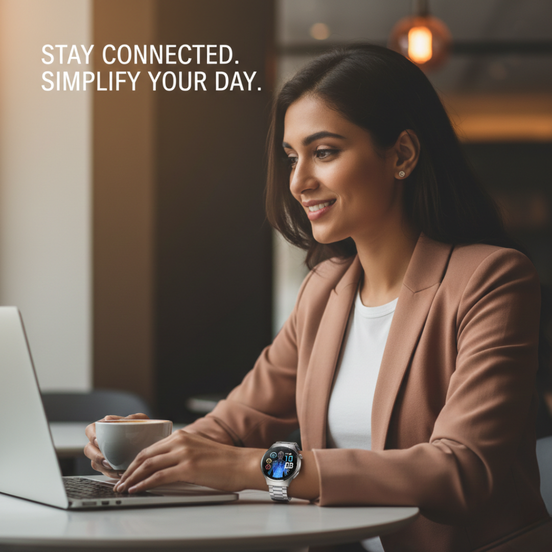 Smartwatch with Fitness Tracking and Notification Alerts