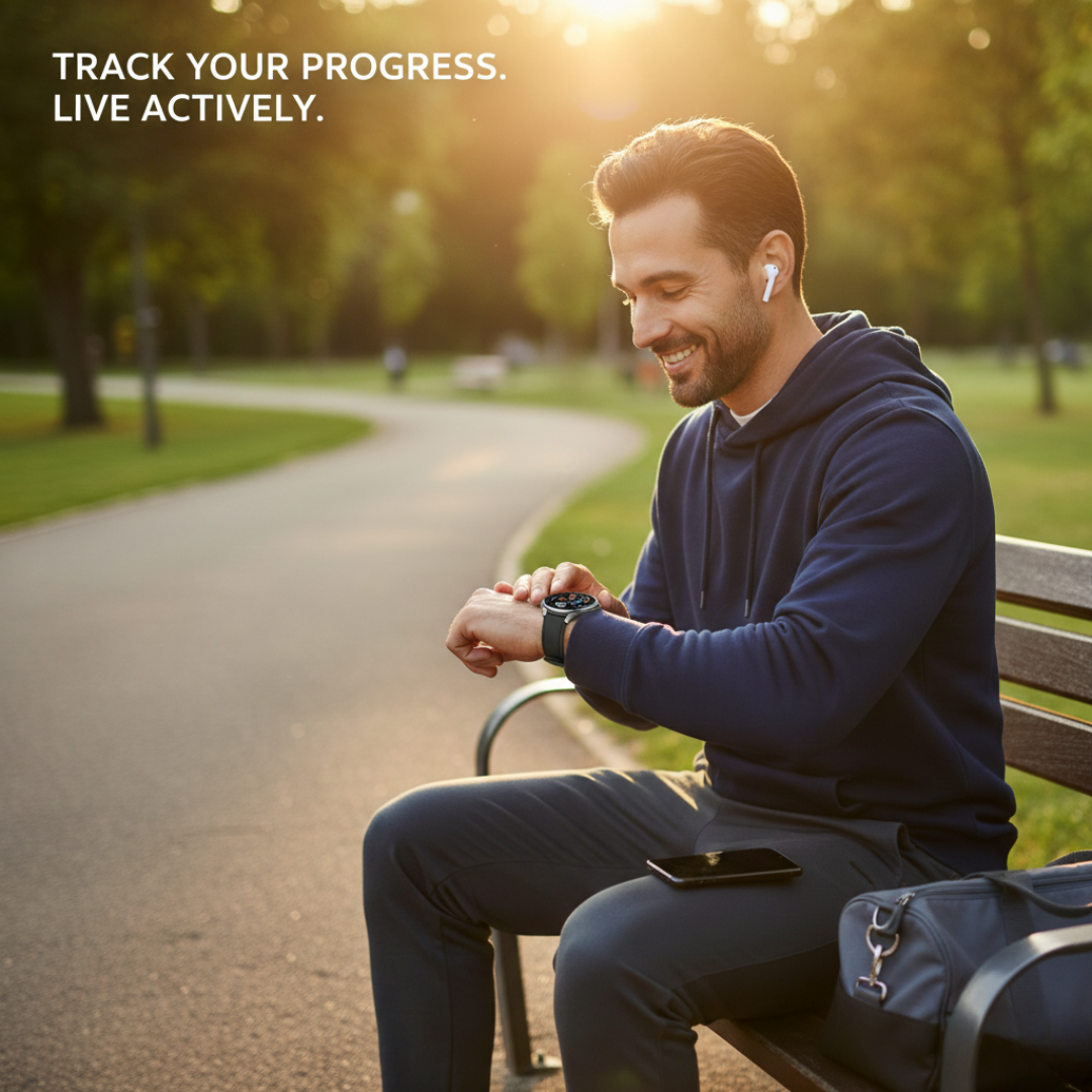 Smartwatch with Fitness Tracking and Notification Alerts