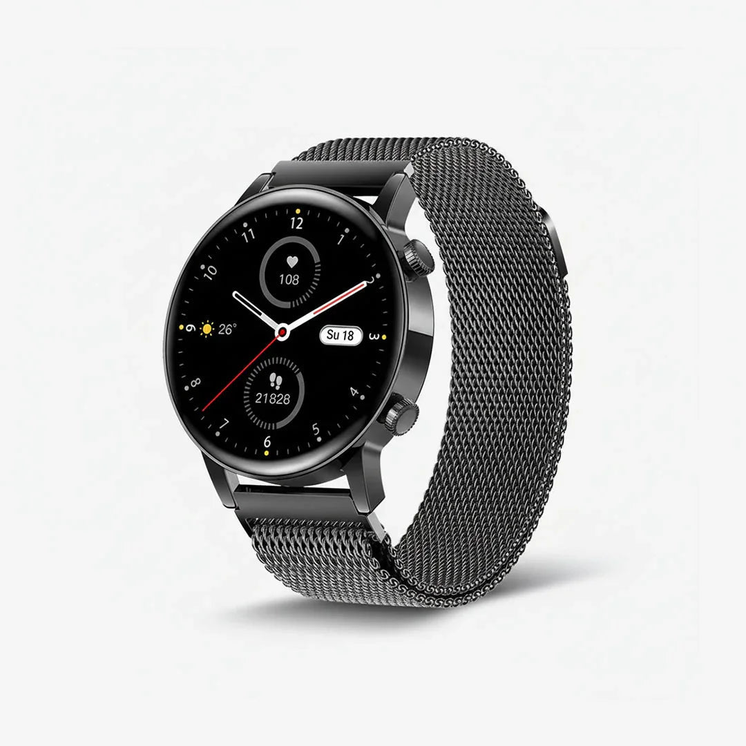 Smartwatch with Health Tracking and Message Alerts