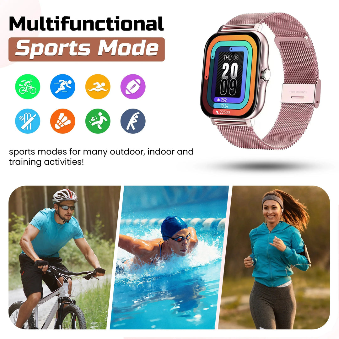 Smartwatch with Health Tracking and Slim Design