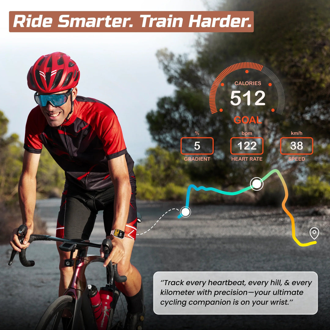 Smartwatch with Health Tracking and Slim Design