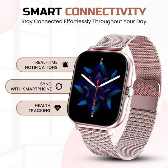 Smartwatch with Health Tracking and Slim Design