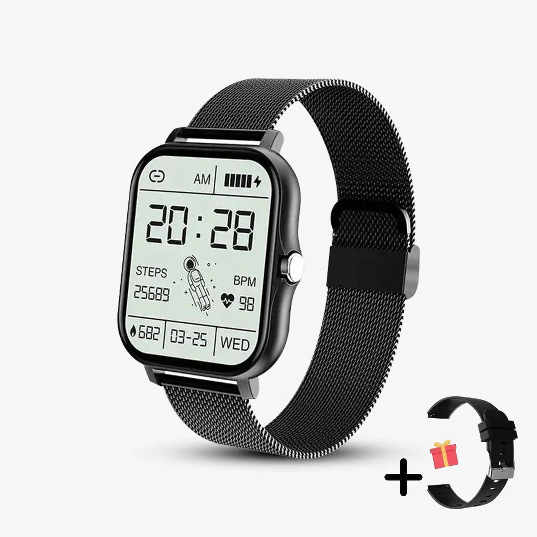 Smartwatch with Health Tracking and Slim Design