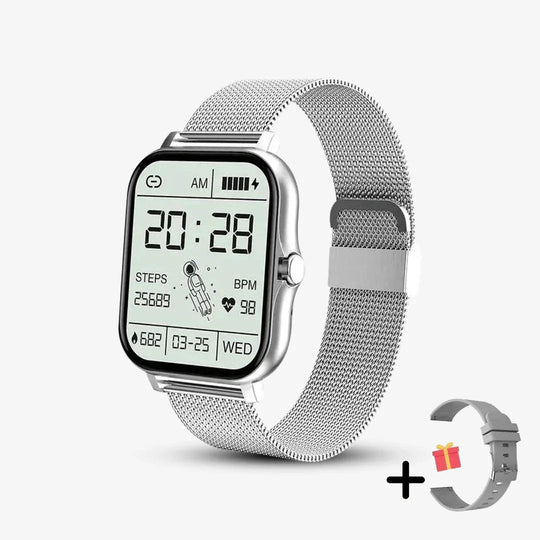 Smartwatch with Health Tracking and Slim Design