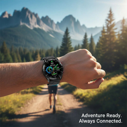 Smartwatch with Rugged Design and Health Monitoring