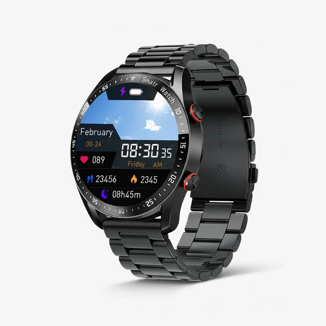 Smartwatch with Rugged Design and Health Monitoring
