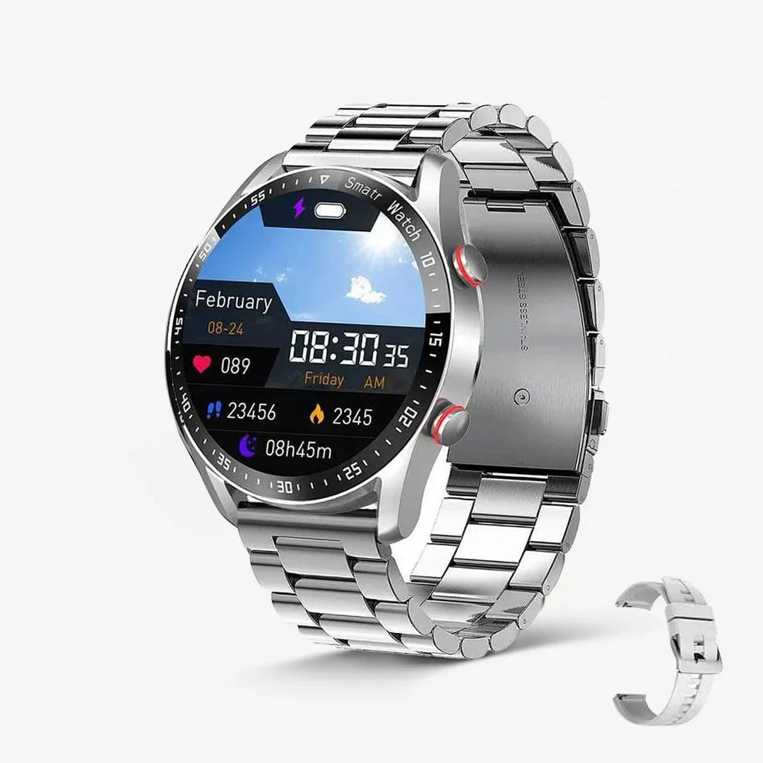 Smartwatch with Rugged Design and Health Monitoring