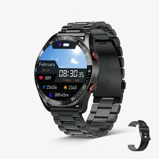 Smartwatch with Rugged Design and Health Monitoring