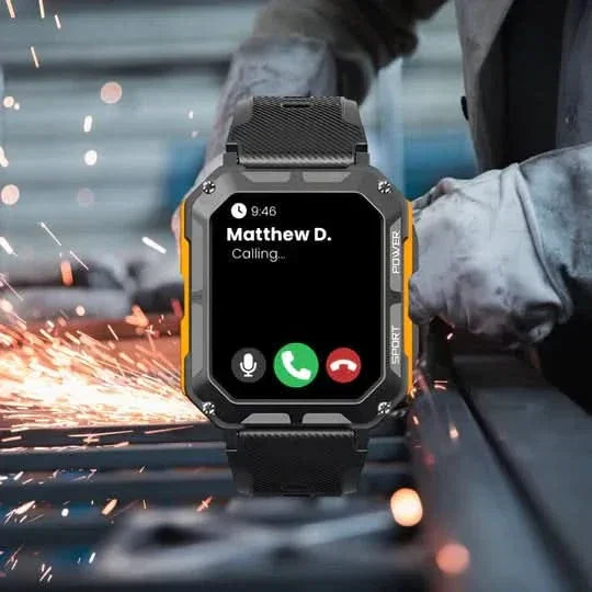Smartwatch with Rugged Design and Health Monitoring