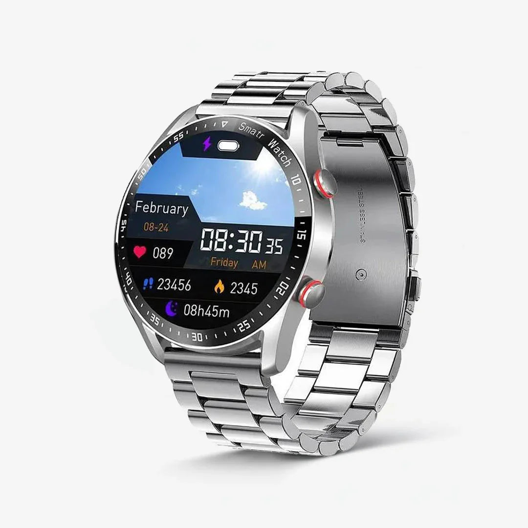 Smartwatch with Rugged Design and Health Monitoring