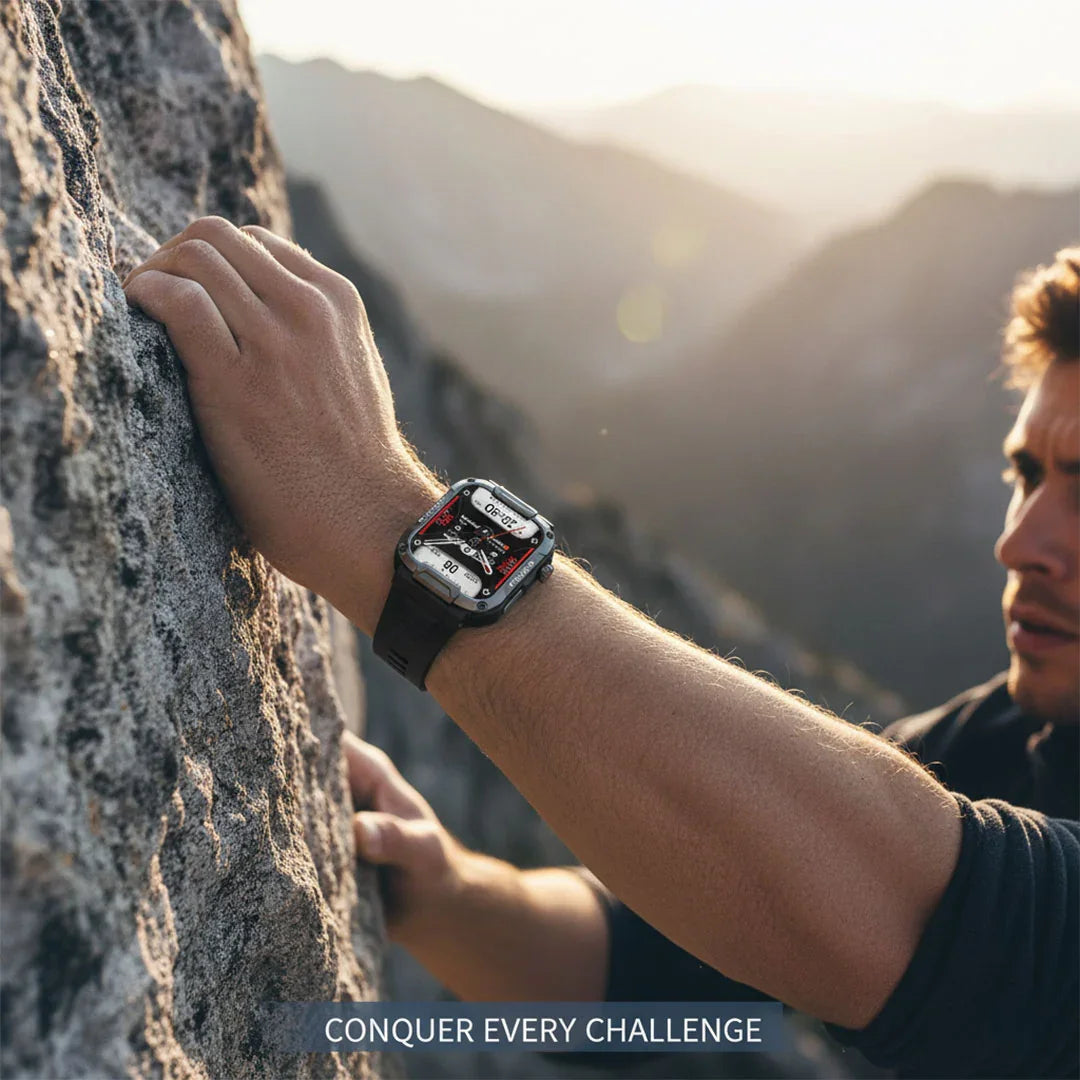 Smartwatch with Shock Resistance and Health Monitoring