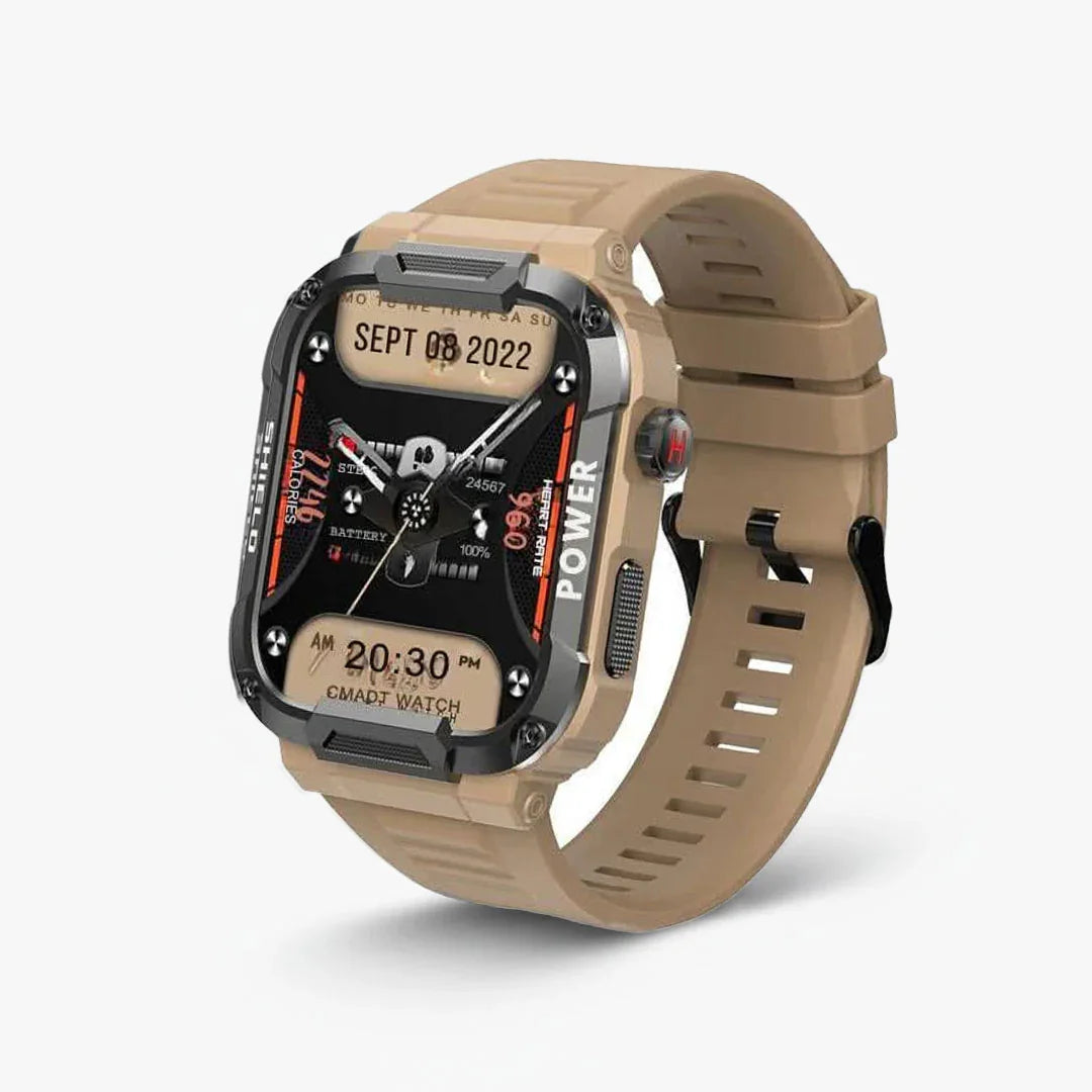 Smartwatch with Shock Resistance and Health Monitoring
