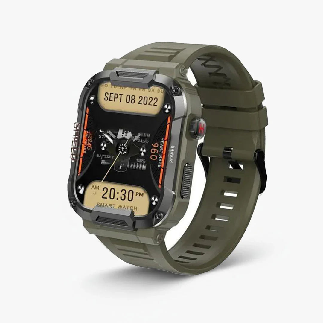 Smartwatch with Shock Resistance and Health Monitoring