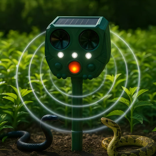 Snake Repellent with Solar Power and Motion Detection