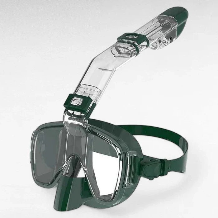 Snorkeling Mask with Dry Top and Adjustable Strap